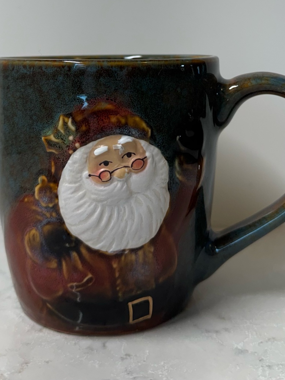 Christmas Santa Mug by burton + Burton 18 ounces